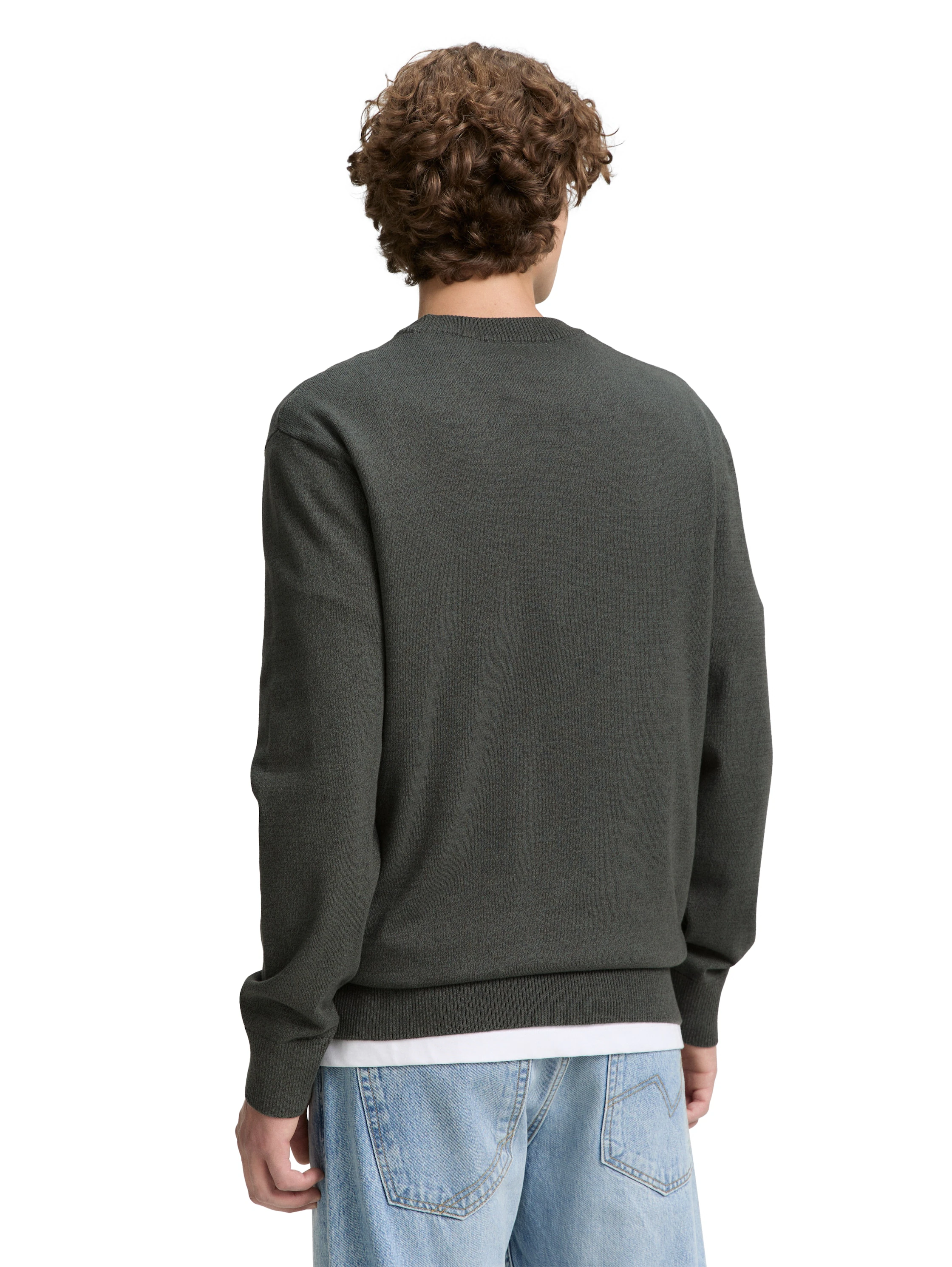 TOM TAILOR Denim Strickpullover, in melierter Optik günstig online kaufen