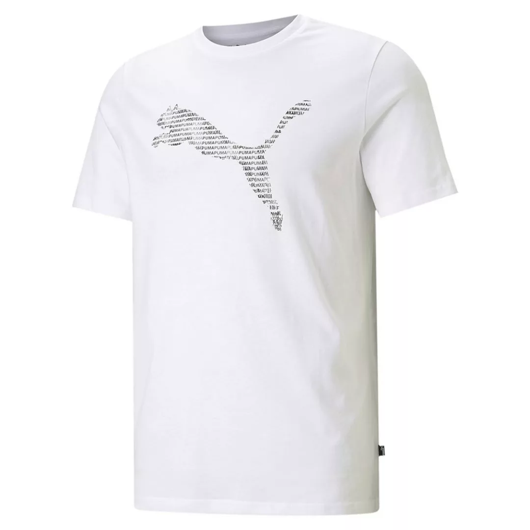Puma Cat Basic Kurzarm T-shirt M Puma White günstig online kaufen