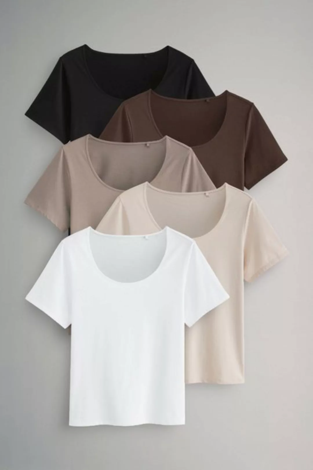 The Set T-Shirt T-Shirts, 5er-Pack (5-tlg) günstig online kaufen