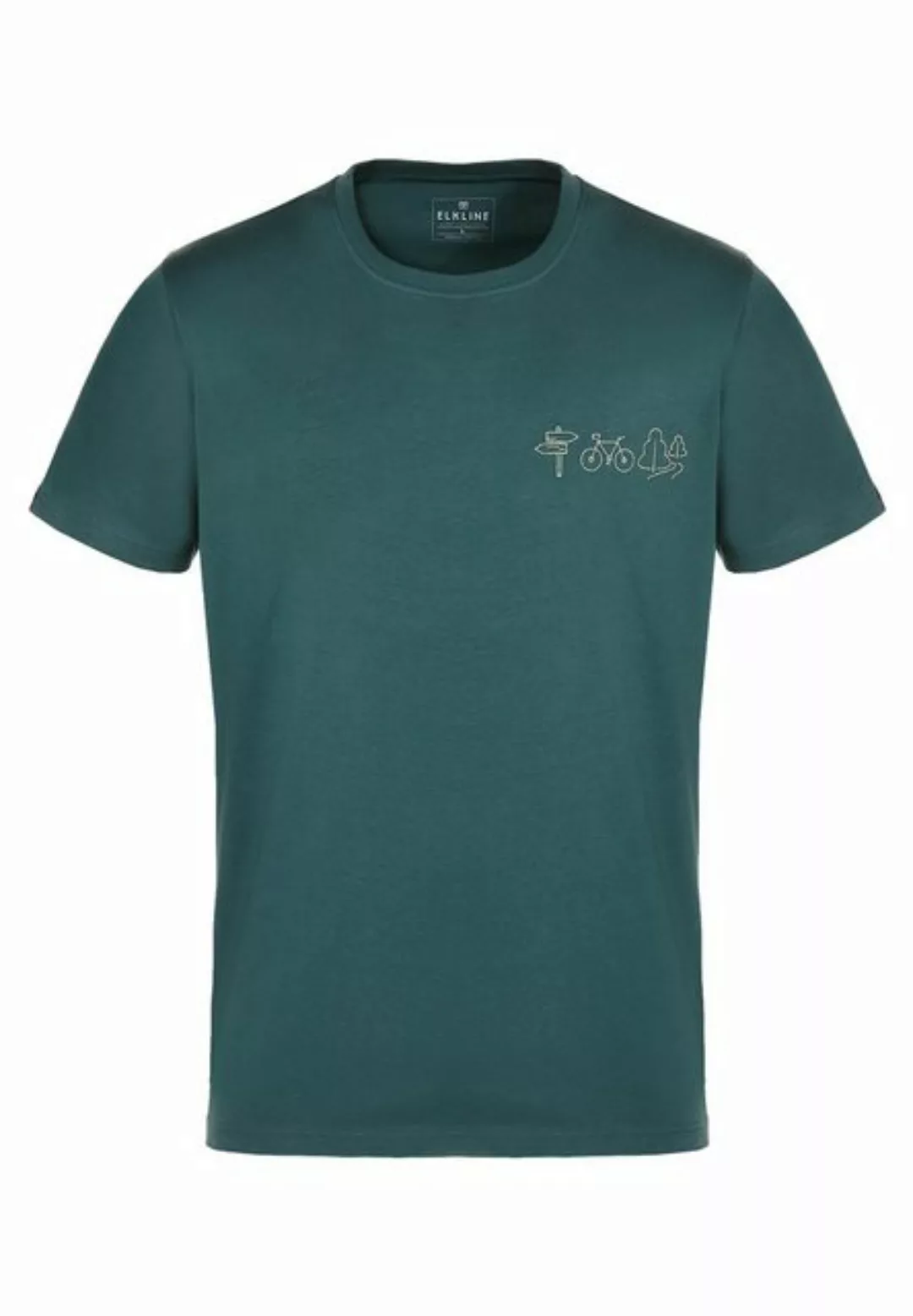 Elkline T-Shirt Radtour Basic Bike Shirt mit Rundhalsausschnitt günstig online kaufen