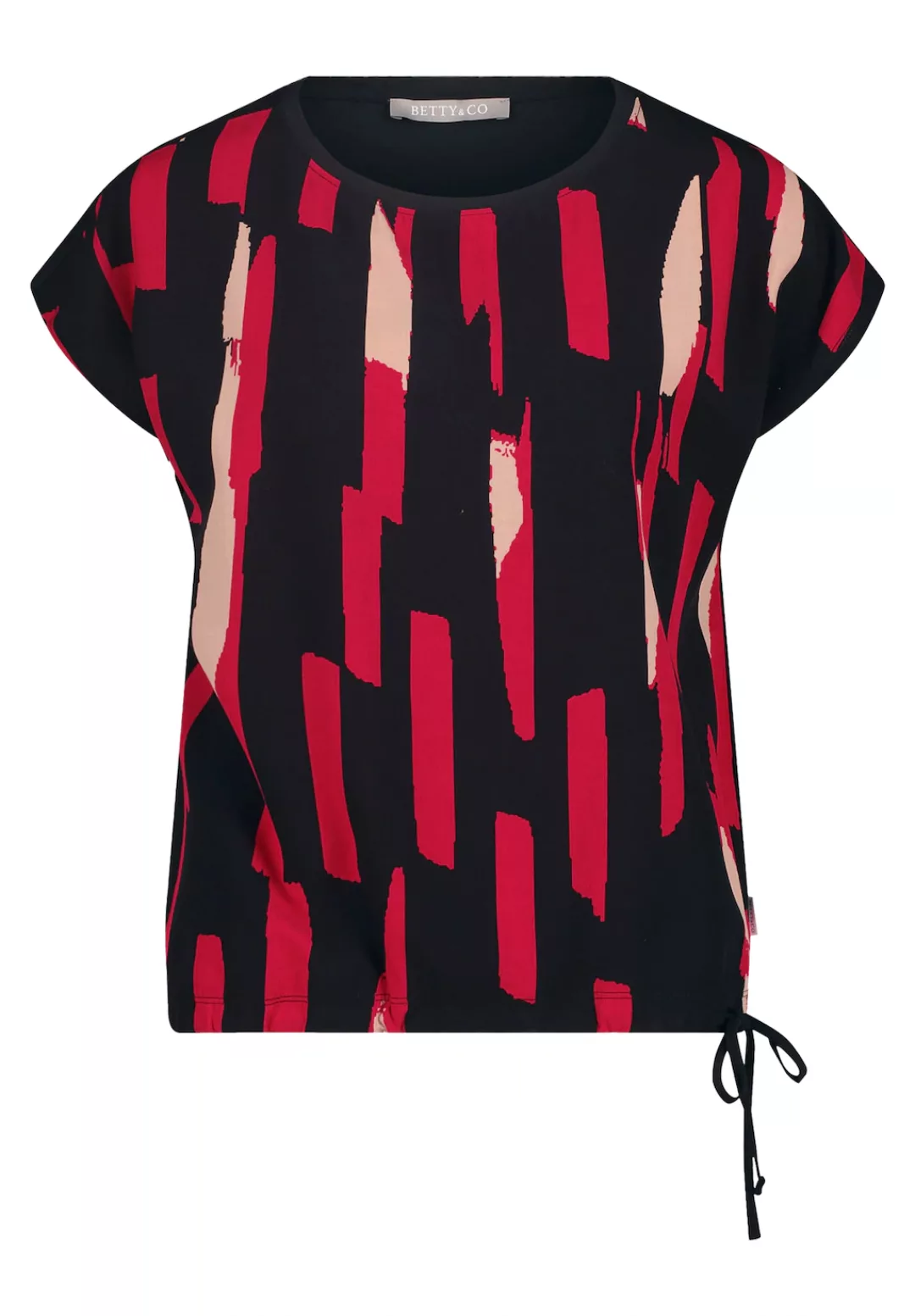 Betty&Co Kurzarmshirt "Betty & Co Casual-Shirt mit Print", Druck günstig online kaufen