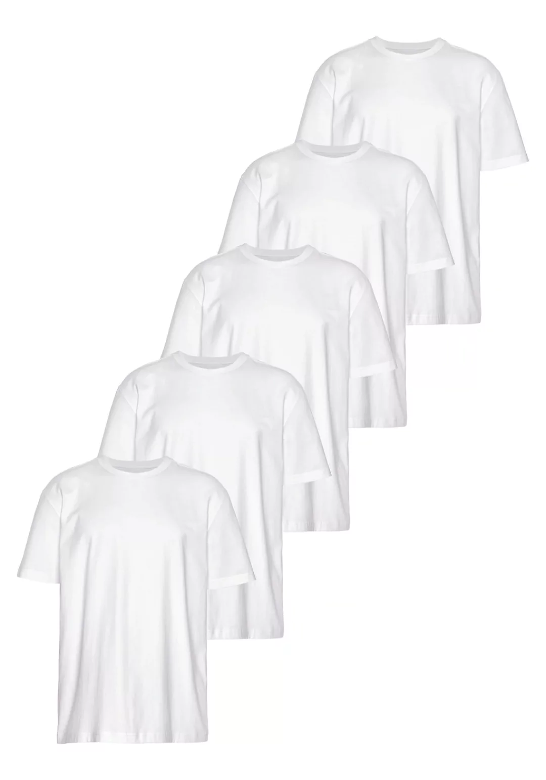 Man's World T-Shirt (Packung, 5-tlg., 5er-Pack) perfekt als Unterzieh- T-sh günstig online kaufen