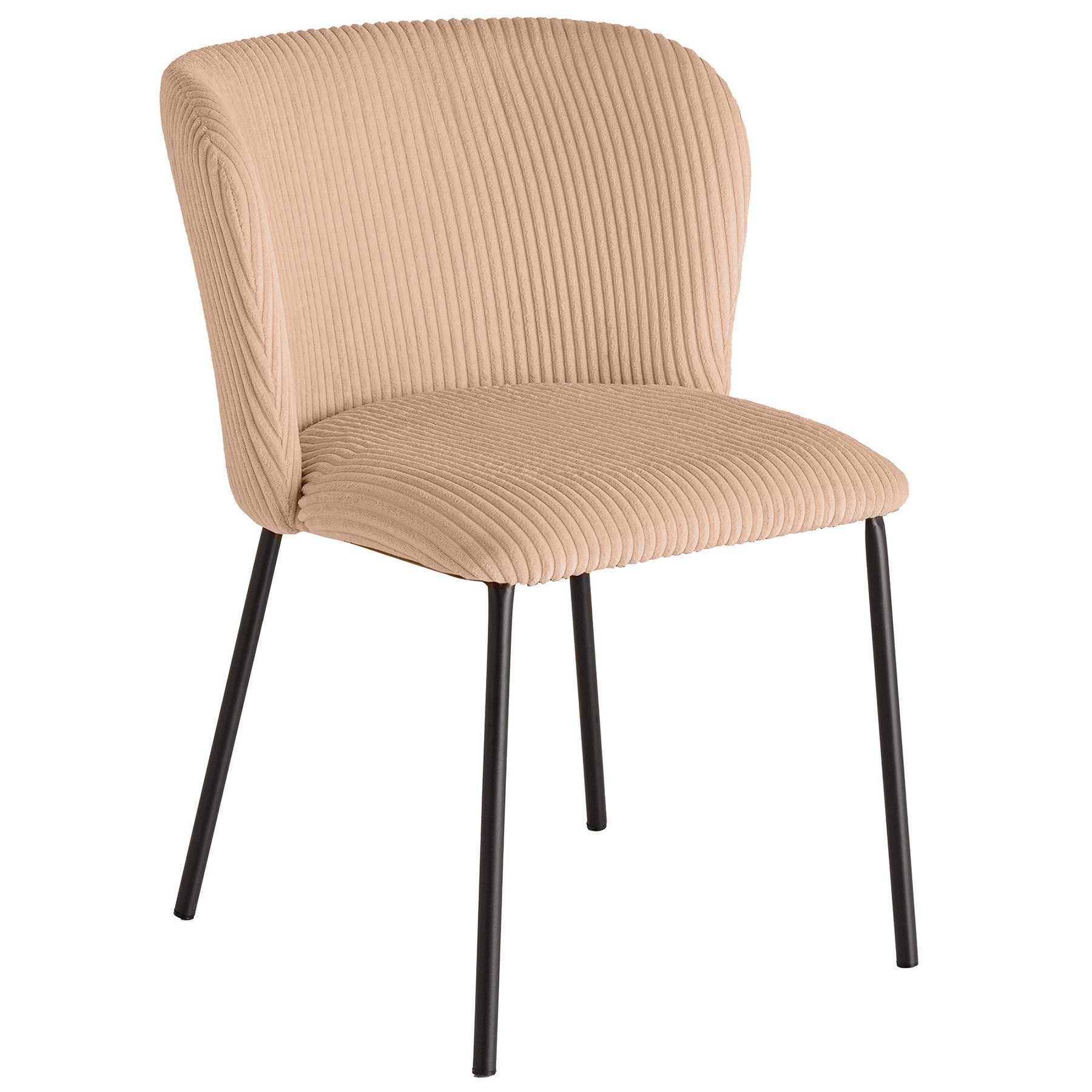 riess-ambiente Esszimmerstuhl LYON rosa / schwarz günstig online kaufen