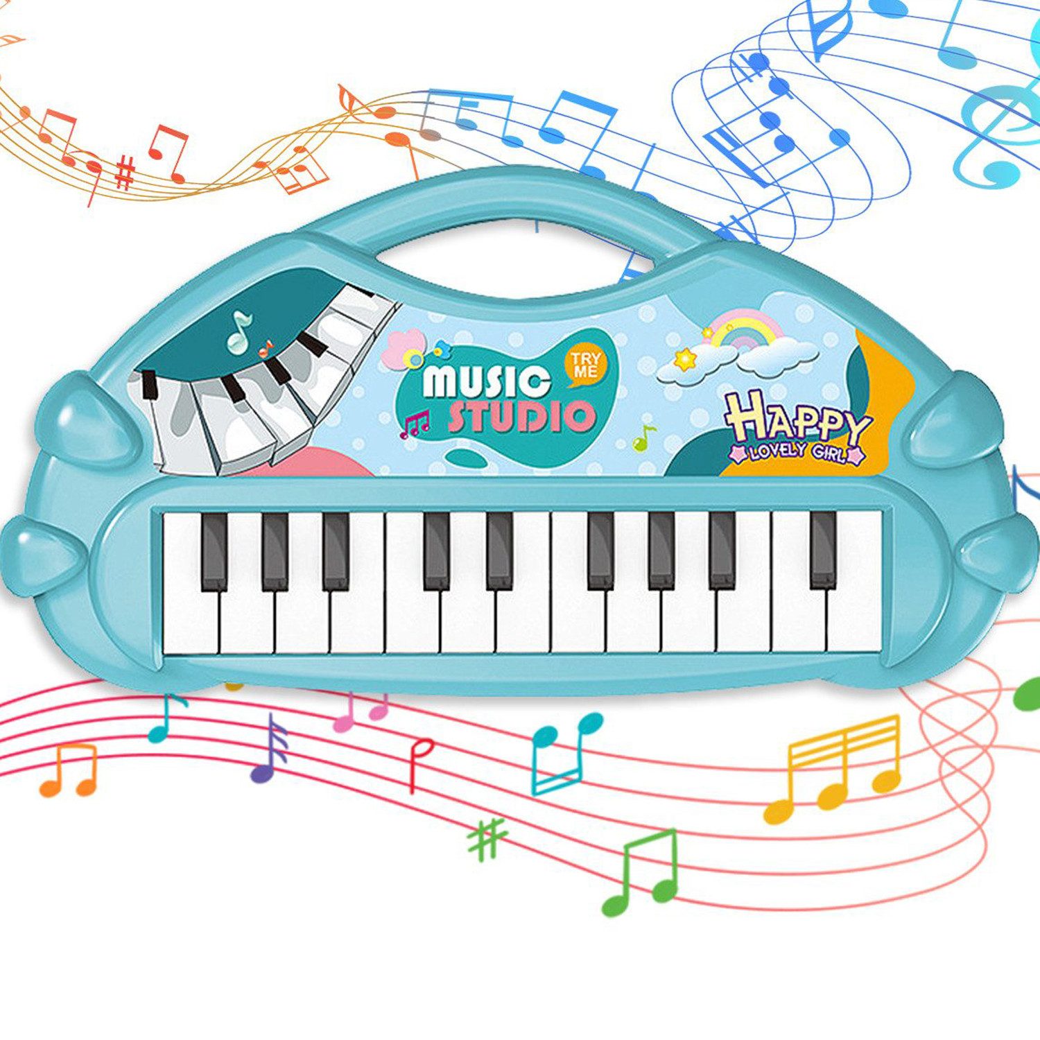 ZEUOPQ Spielzeug-Musikinstrument Tisch-Keyboard mit 13 Tasten günstig online kaufen