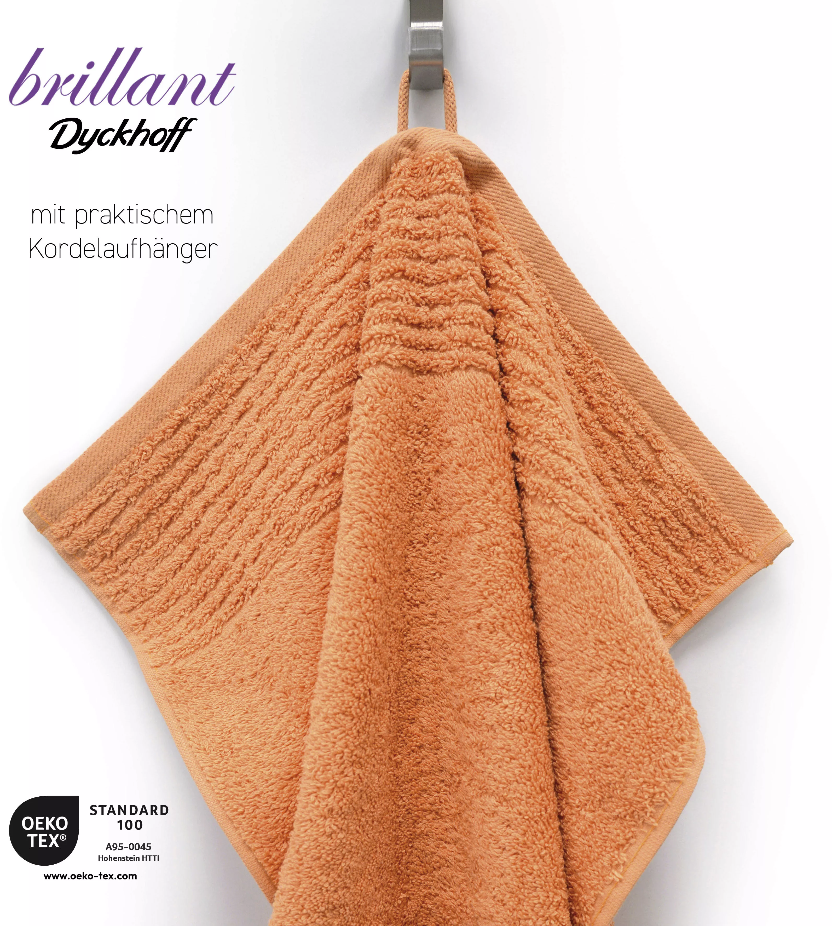 Dyckhoff Handtuch Set »Brillant«, (Set, 6 St., 4 Handtücher (50x100 cm)-2 B günstig online kaufen