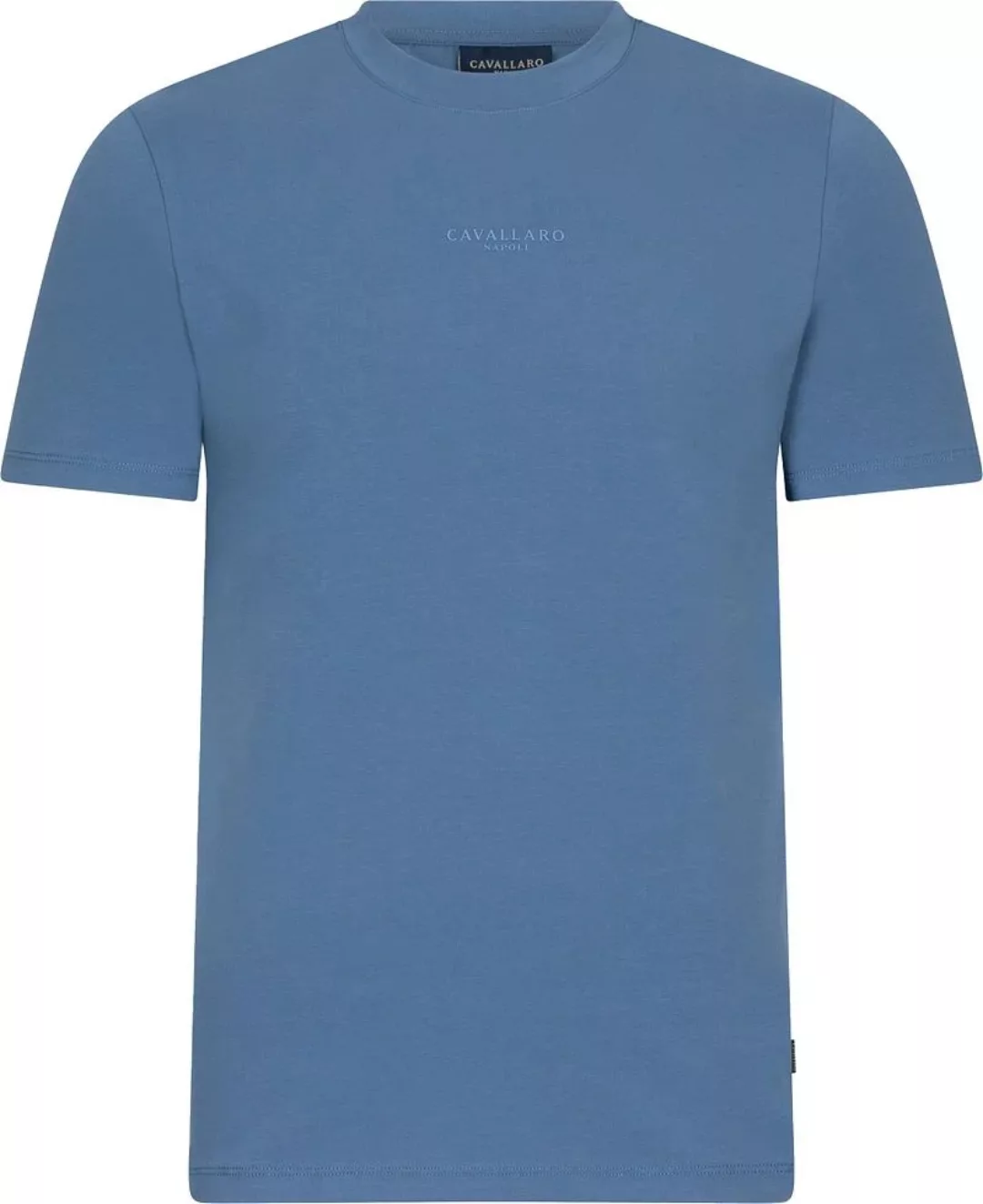 Cavallaro Darione T-Shirt Logo Blau - Größe M günstig online kaufen