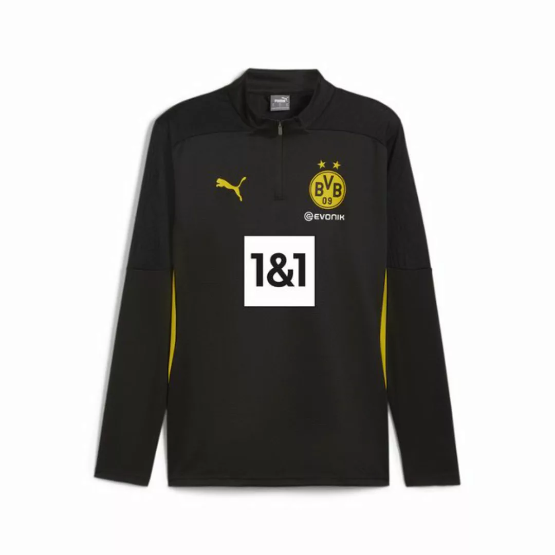 PUMA T-Shirt Borussia Dortmund Trainingstop mit viertellangem Reißverschlus günstig online kaufen