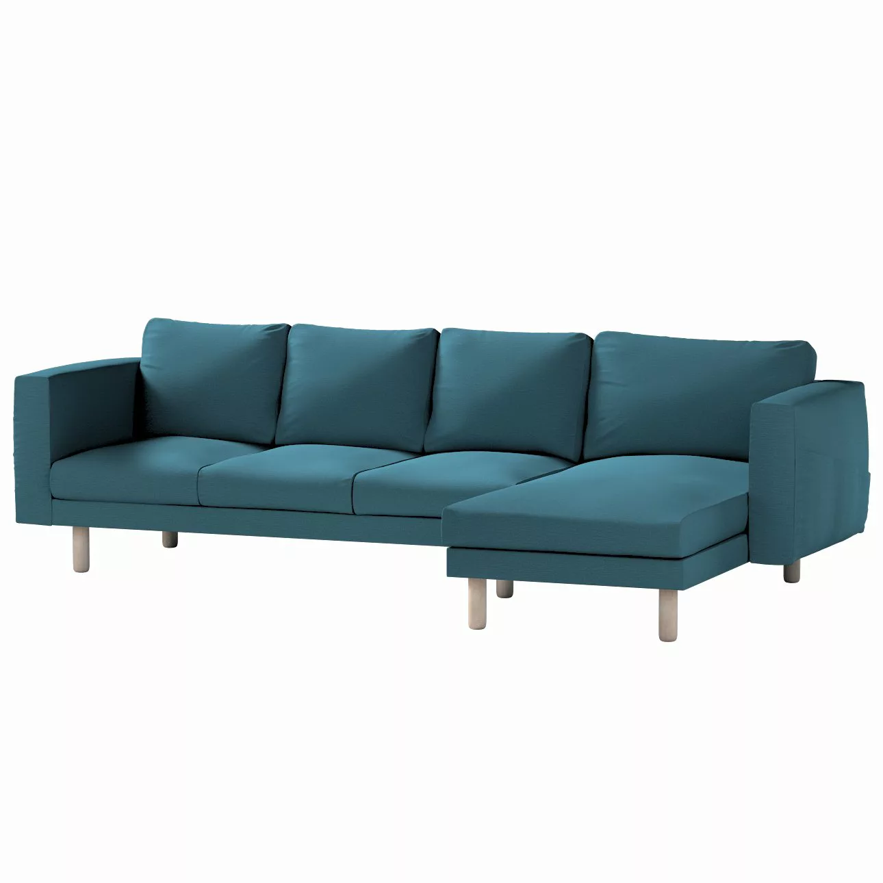 Bezug für Norsborg 4-Sitzer Sofa mit Recamiere, dunkelblau, Norsborg Bezug günstig online kaufen