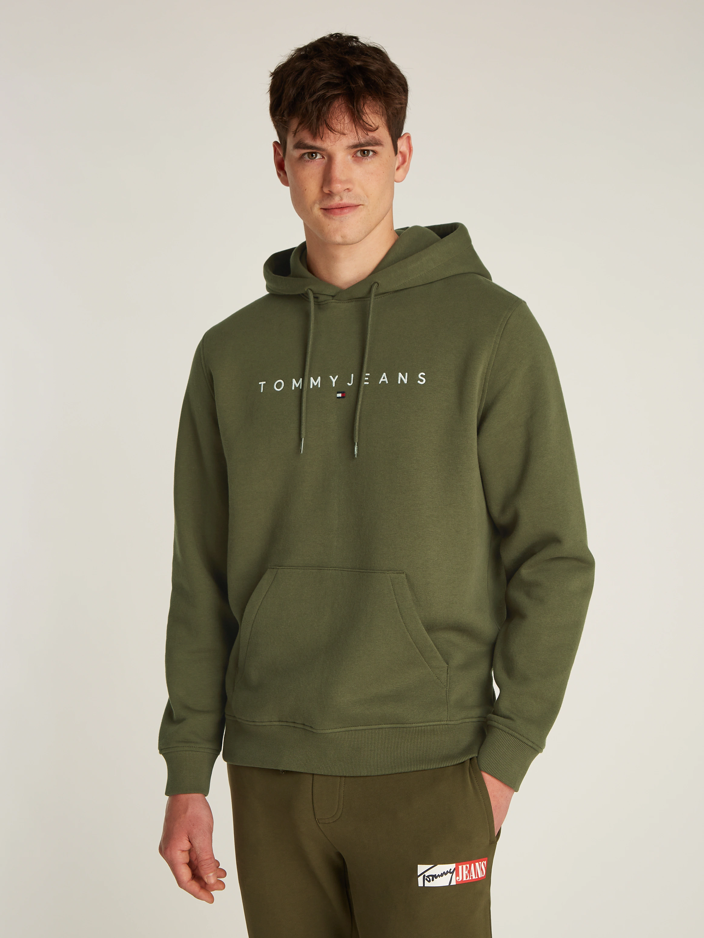 Tommy Jeans Plus Hoodie "TJM REG LINEAR LOGO HOODIE EXT", in Große Größen, günstig online kaufen