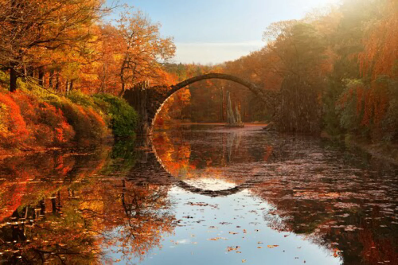 Papermoon Fototapete »Photo-Art DANIEL Å˜EÅ˜ICHA, HERBSTSEE« günstig online kaufen