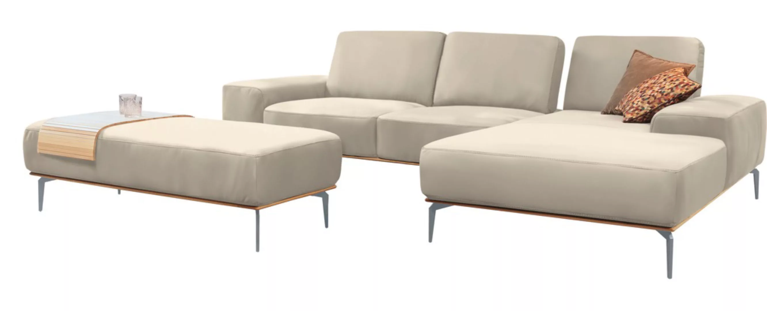 W.SCHILLIG Ecksofa "run, Designsofa mit tollem Sitzkomfort, bequem, L-Form" günstig online kaufen