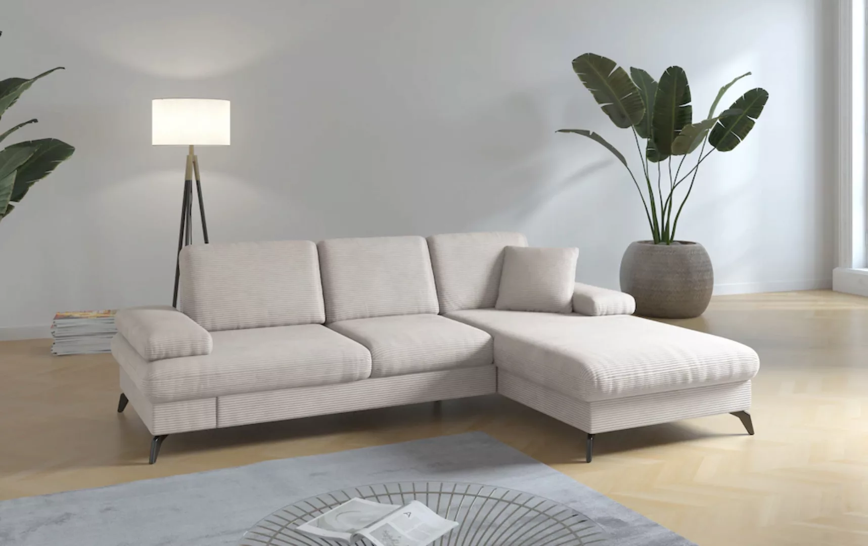 sit&more Ecksofa "Morris Jubi L-Form, inklusive XXL-Liegefläche, bzw. Schla günstig online kaufen