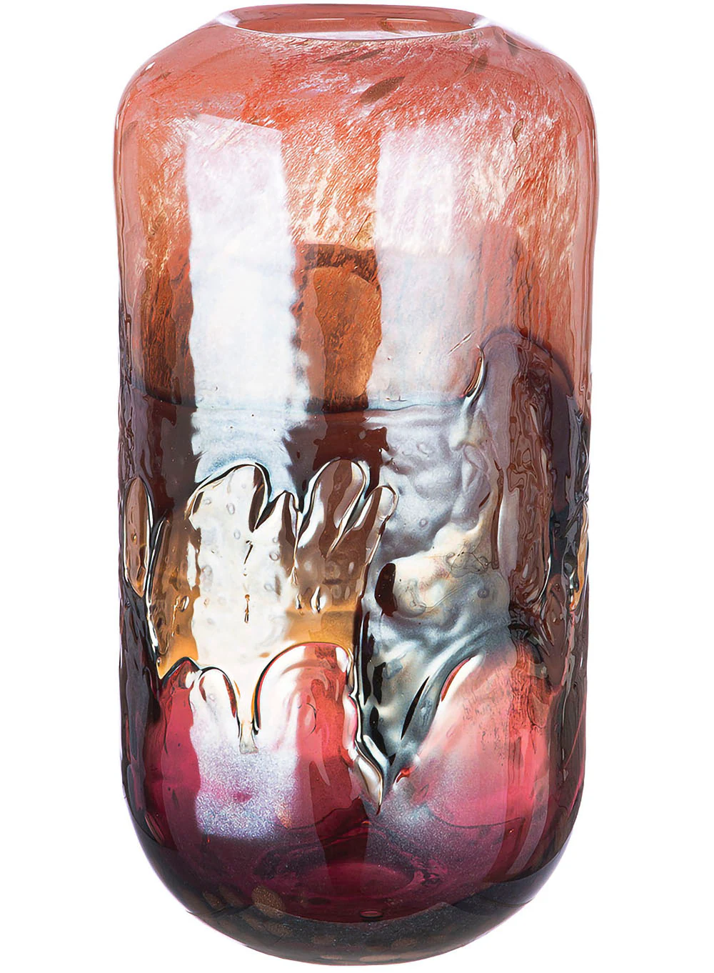 Casablanca by Gilde Tischvase "Glasart Vase "Apart", Vasenöffnung Ø ca. 9,5 günstig online kaufen