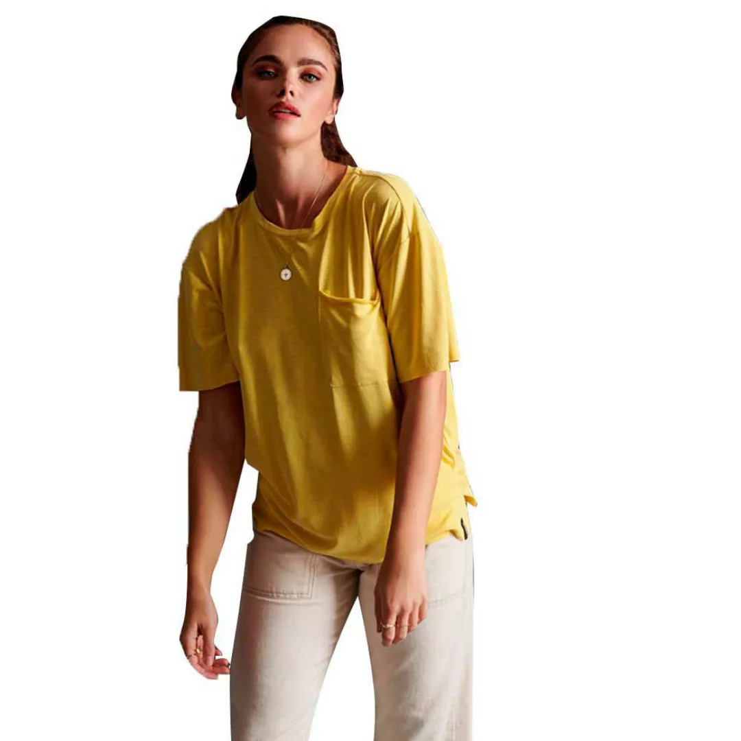 Superdry Canyion Essential Pocket Kurzarm T-shirt S Oil Yellow günstig online kaufen