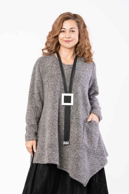 déjà vu Fashion Strickpullover Cataleya Oberteil in A-Form aus Alpaca Boucl günstig online kaufen