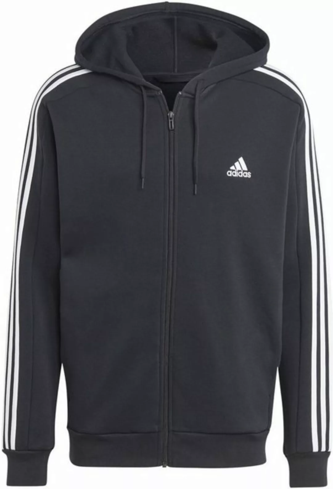 adidas Sportswear Kapuzensweatshirt M 3S FL FZ HD BLACK günstig online kaufen