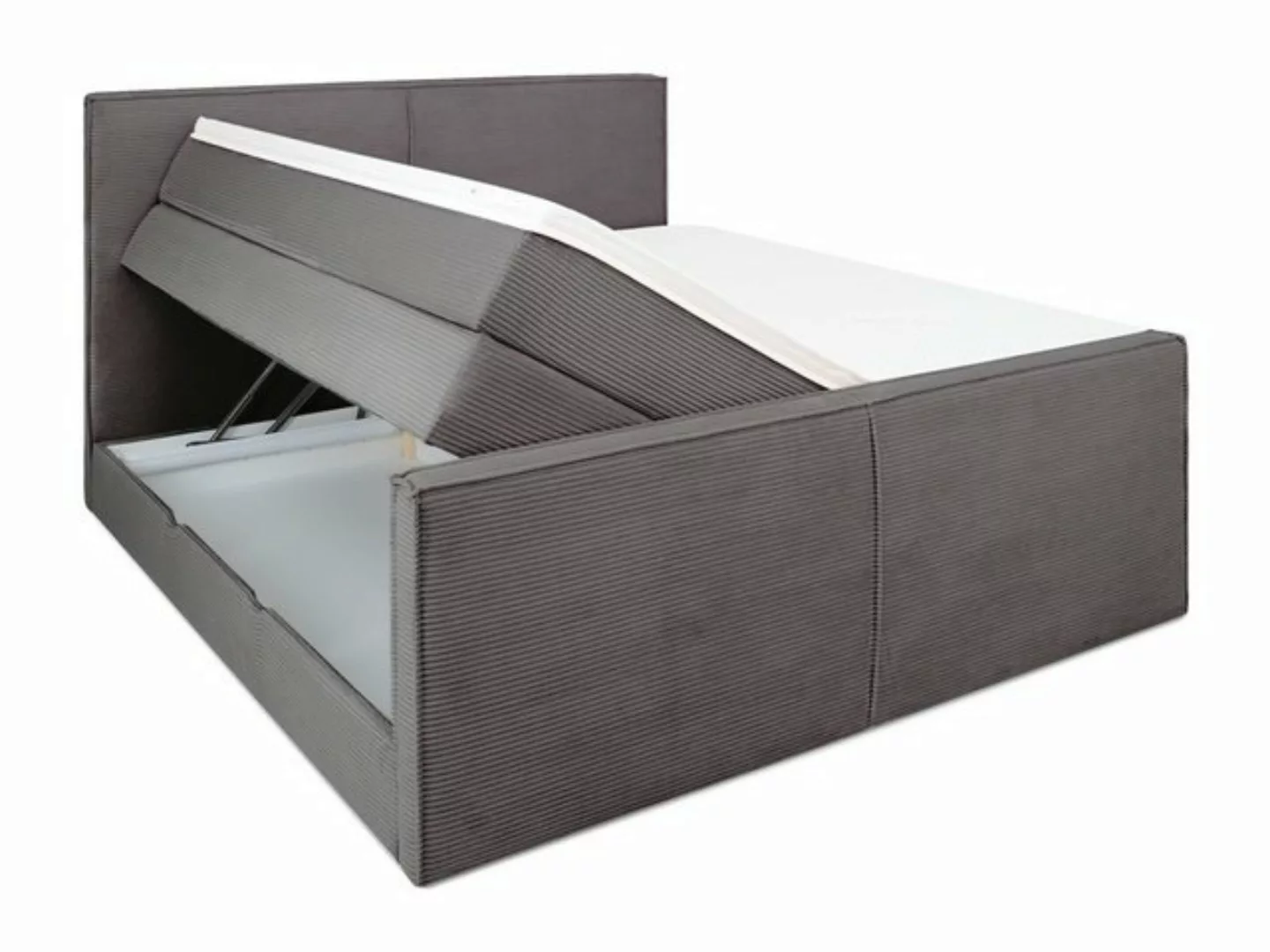 wonello Boxspringbett Buffalo 2, Cord, mit Bettkasten und premium Kaltschau günstig online kaufen