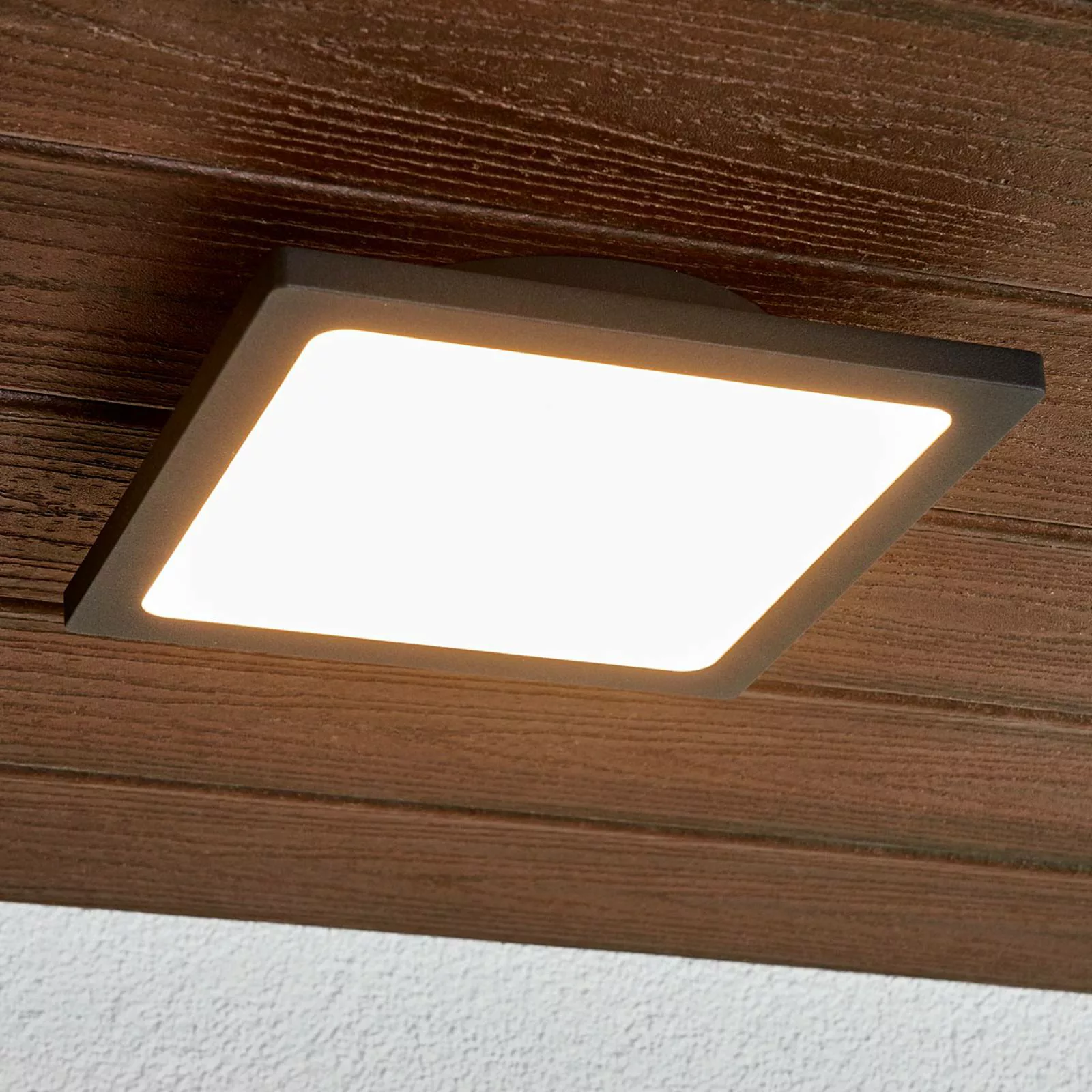 LED-Außendeckenlampe Mabella in Dunkelgrau günstig online kaufen
