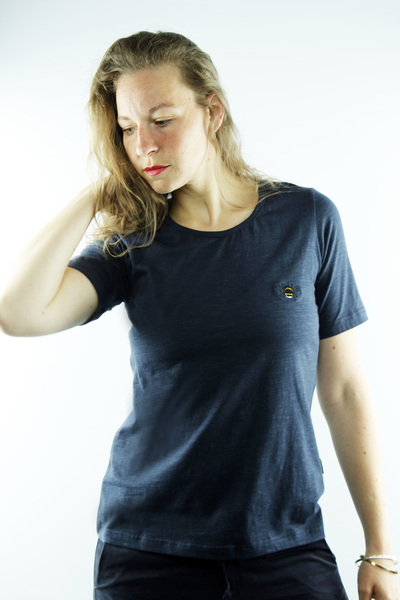 Fairtrade Damen Kurzarmshirt Aus Bio-baumwolle Bee günstig online kaufen