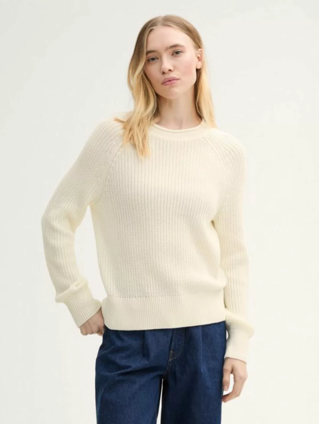 TOM TAILOR Denim Strickpullover, mit Strick-Struktur günstig online kaufen