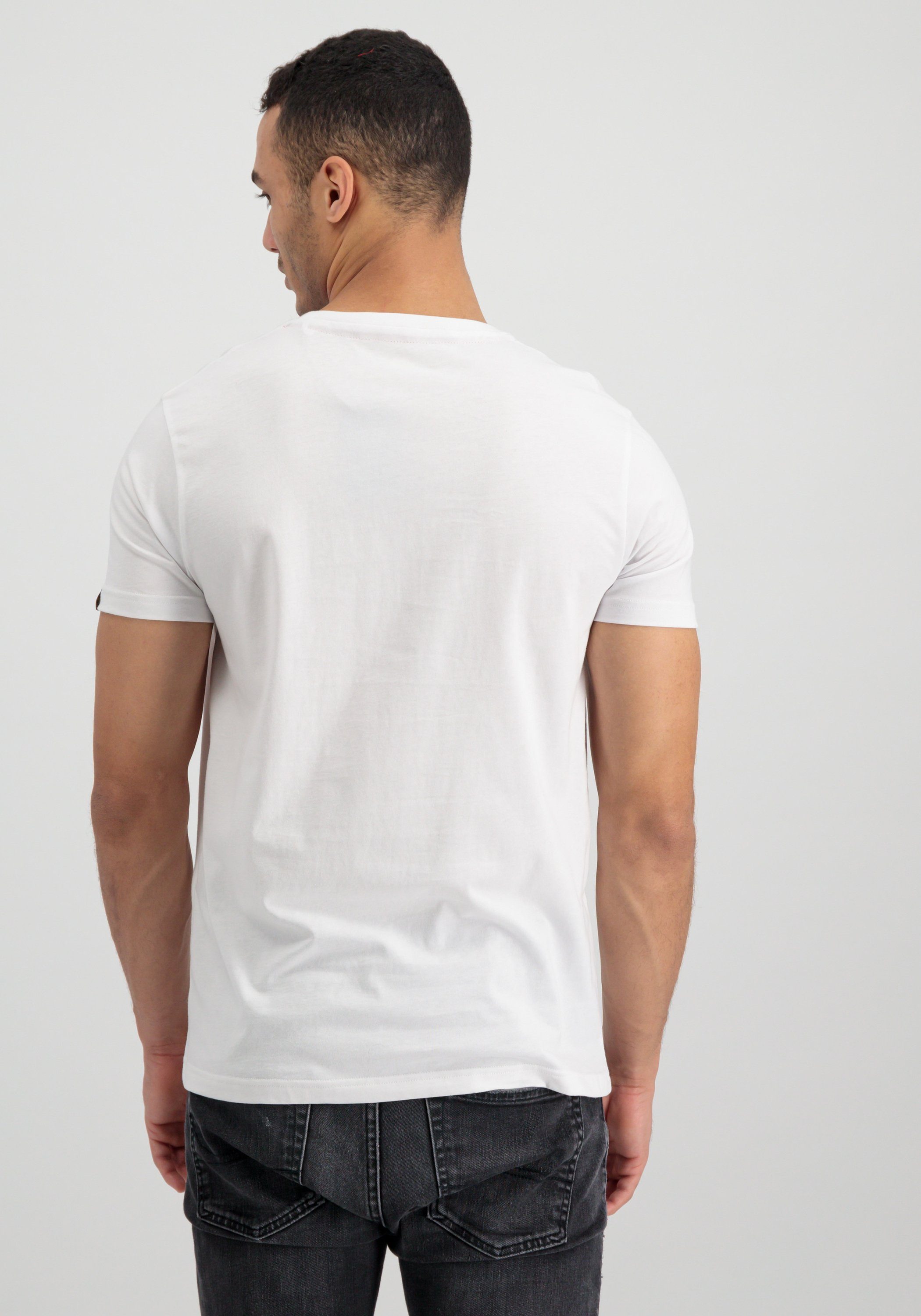 Alpha Industries T-Shirt "Basic T-Shirt ML Foil Print T-Shirt" günstig online kaufen