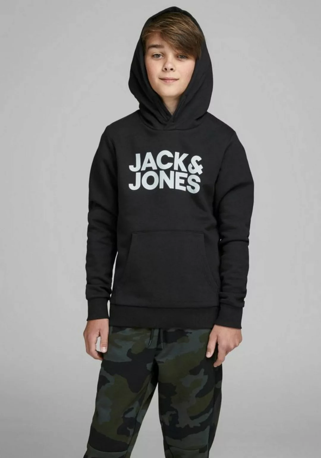 Jack & Jones Junior Kapuzensweatshirt JJECORP LOGO SWEAT HOOD günstig online kaufen