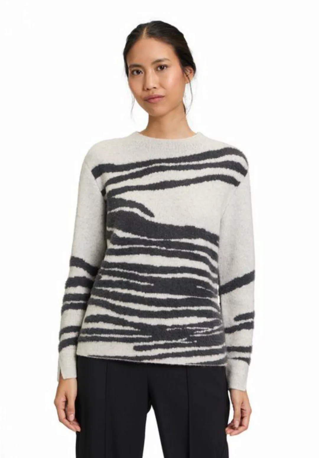 Betty Barclay Strickpullover Betty Barclay Grobstrick-Pullover mit Jacquard günstig online kaufen