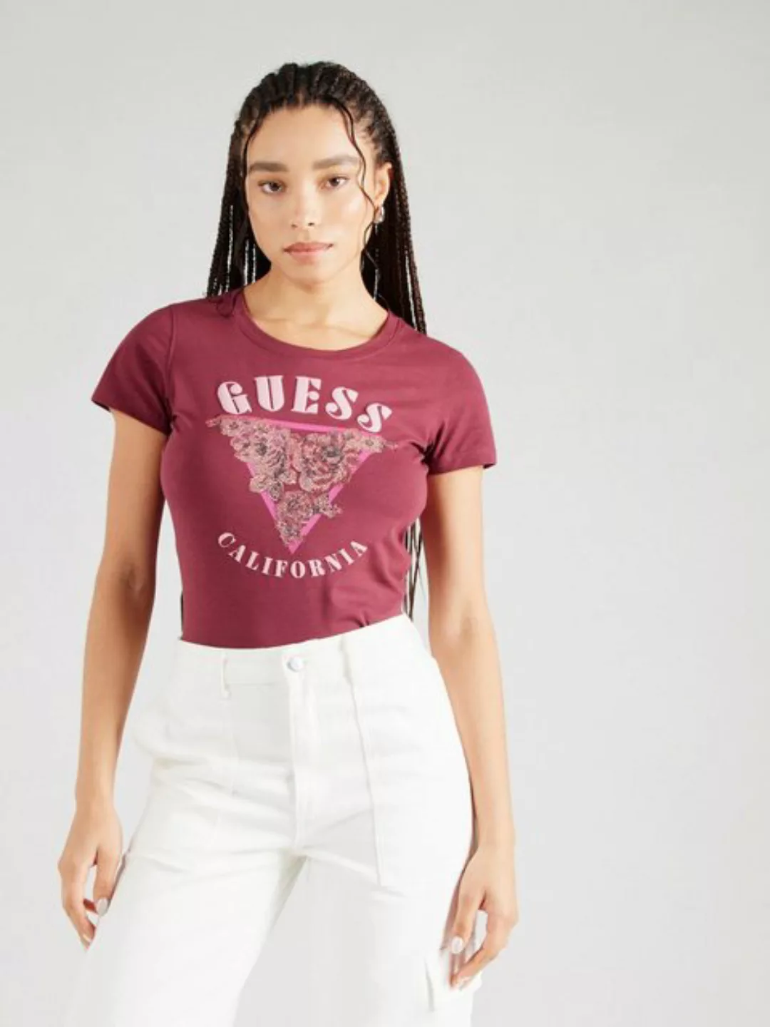 Guess T-Shirt (1-tlg) Ziersteine günstig online kaufen