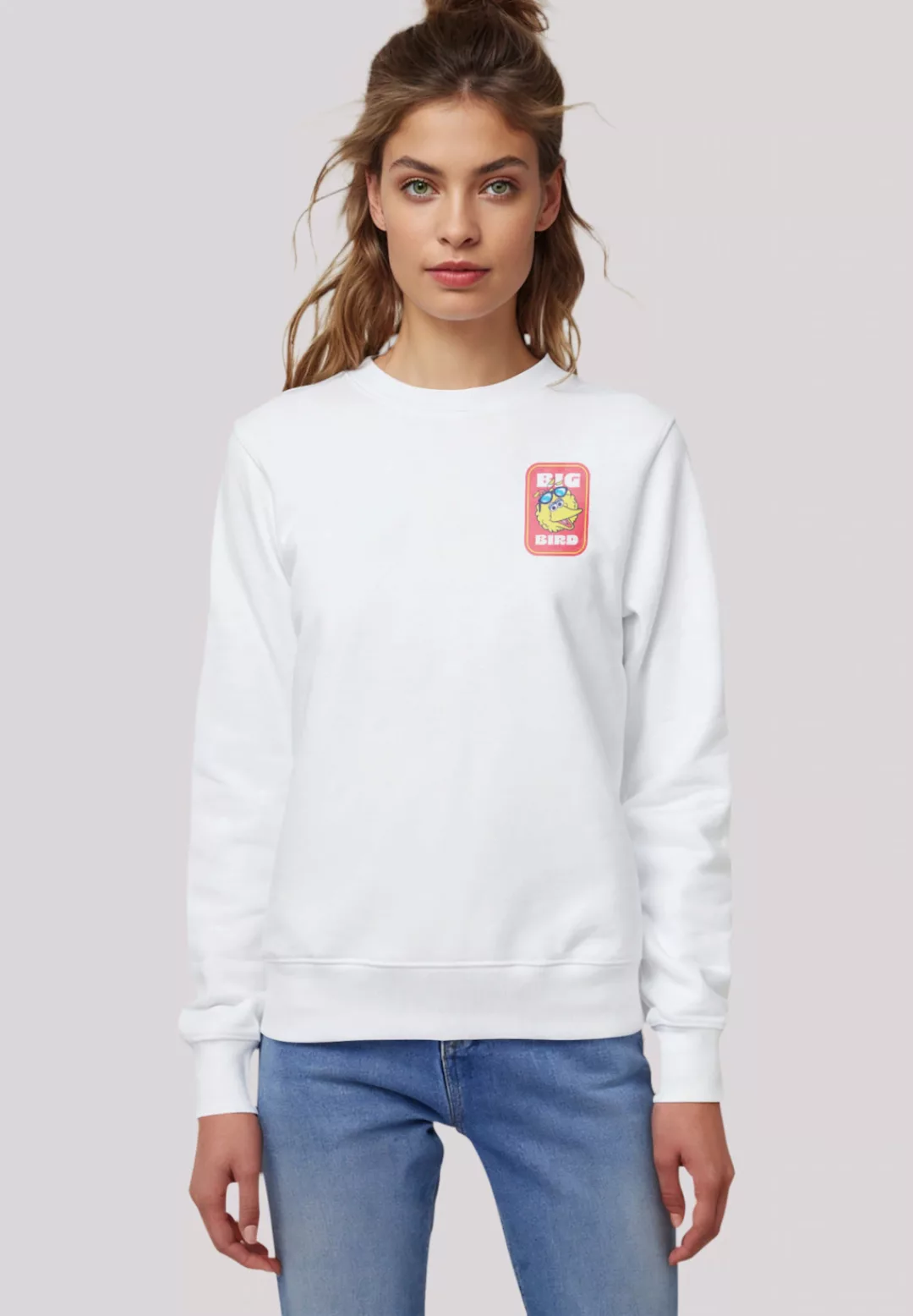 F4NT4STIC Sweatshirt "Sesamstraße Bilbo Big Bird Sticker", Premium Qualität günstig online kaufen