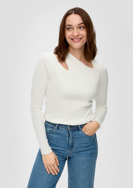 s.Oliver Langarmshirt Longleeve mit Cut Out-Details Cut Out günstig online kaufen