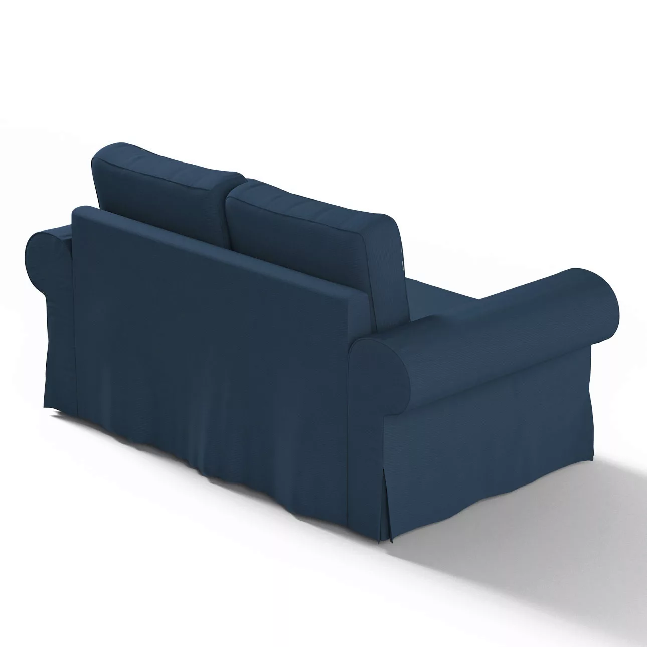 Bezug für Backabro 2-Sitzer Sofa ausklappbar, marinenblau , Bezug für Backa günstig online kaufen