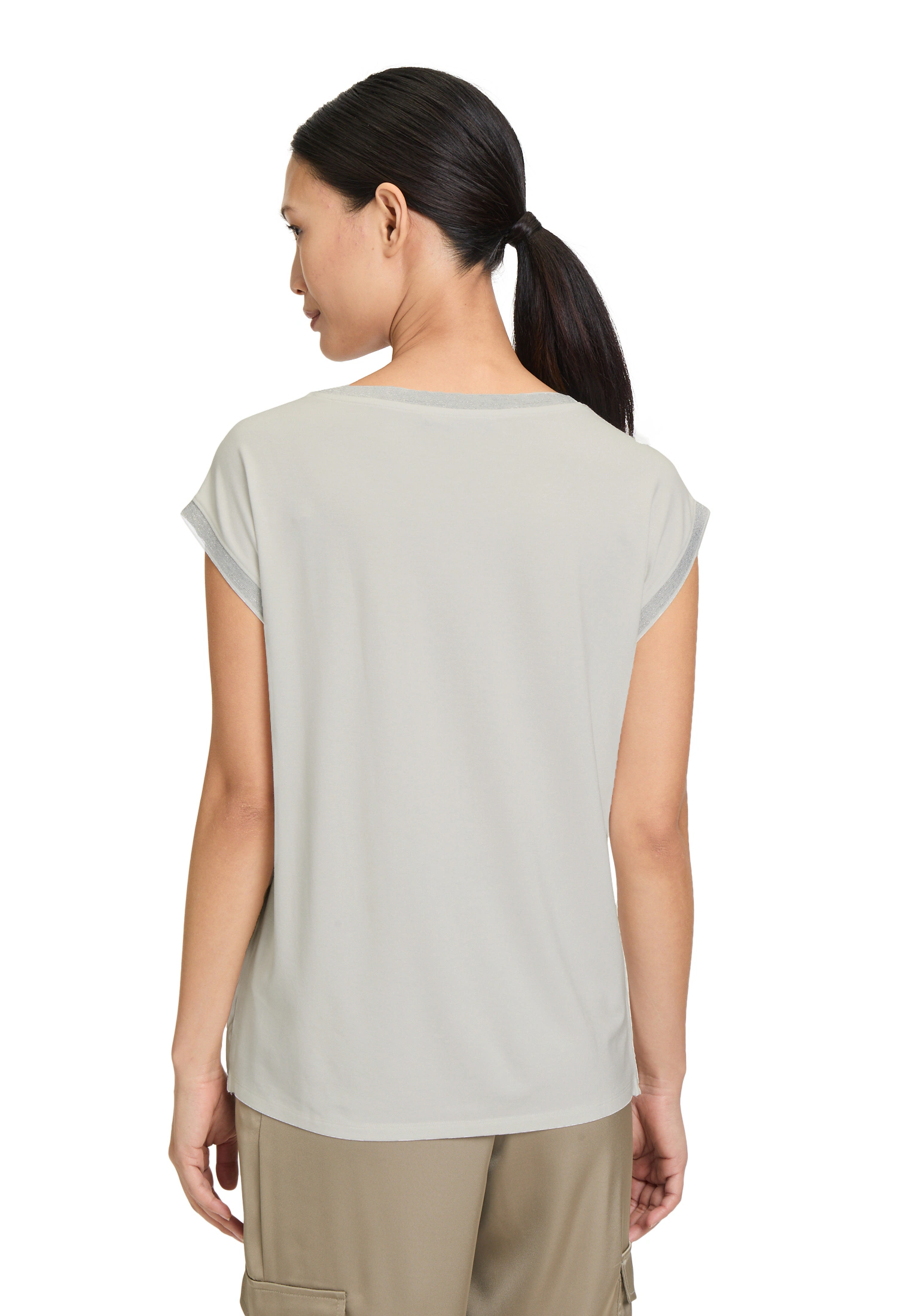 Betty Barclay Kurzarmshirt "Betty Barclay Blusenshirt mit Aufdruck", Glitze günstig online kaufen