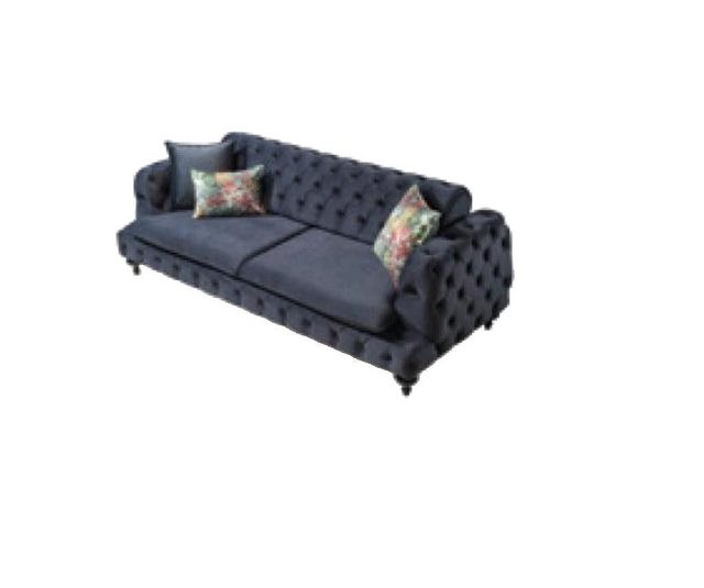 JVmoebel Sofa Sofagarnitur Sofa 3+3+1 Sitzer Chesterfield Sessel Möbel, Mad günstig online kaufen