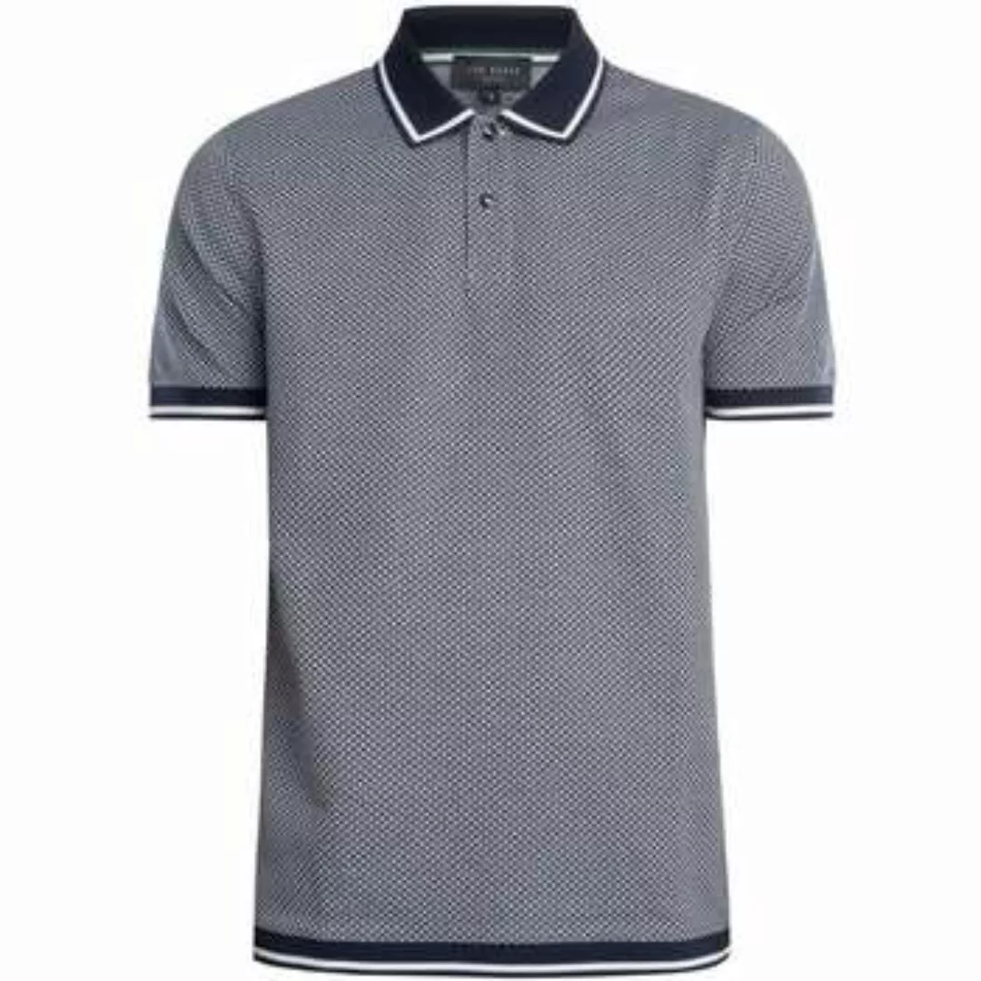 Ted Baker  Poloshirt Poloshirt mit normaler geometrischer Textstruktur günstig online kaufen