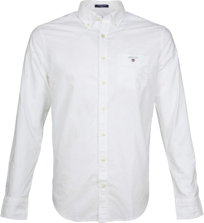 Gant Casual Hemd Oxford Weiß - Größe XL günstig online kaufen