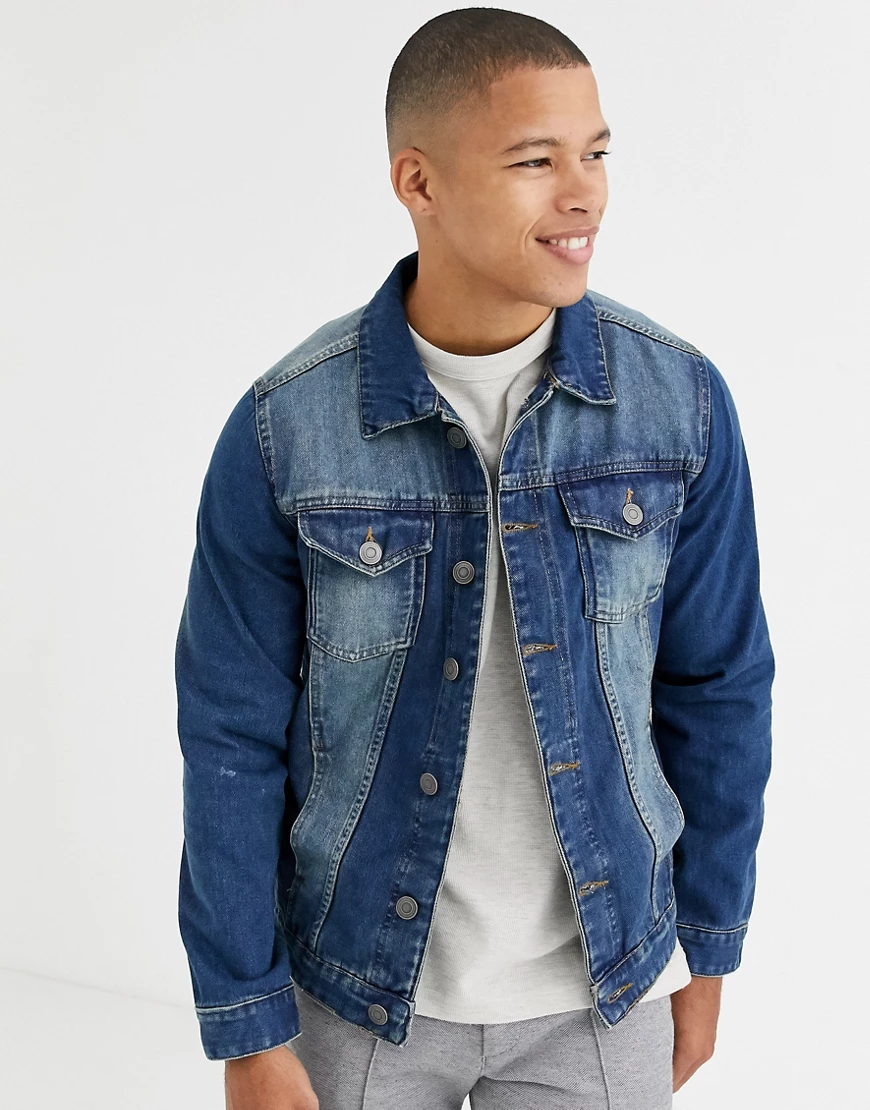 Brave Soul – Jeansjacke-Blau günstig online kaufen