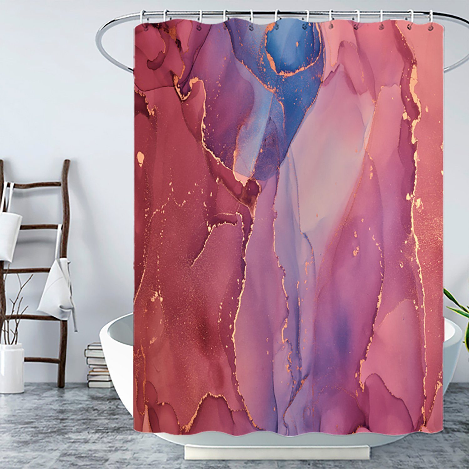 BYSURE Duschvorhang Breite 180 cm, Digitaldruck günstig online kaufen