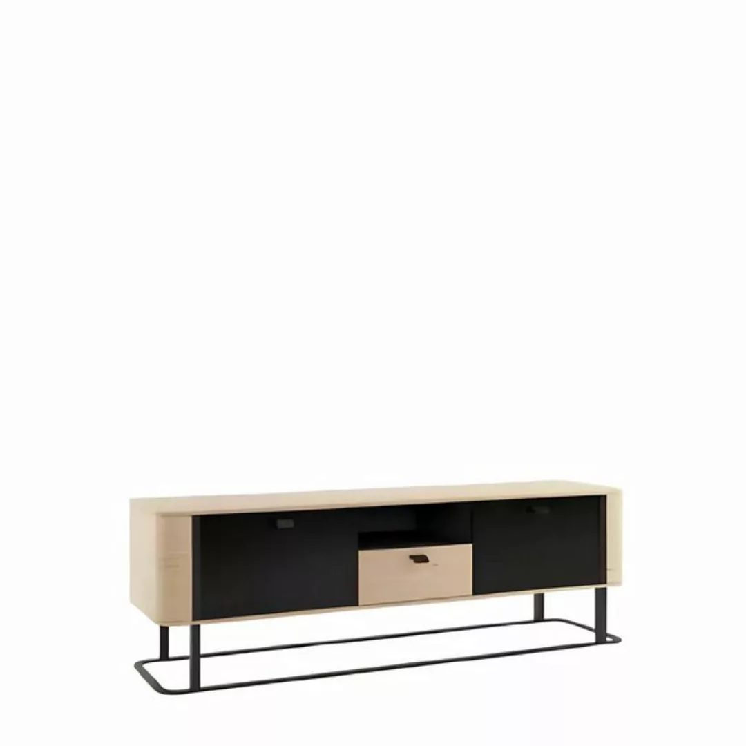 JVmoebel TV-Schrank Modern TV-Schrank Holz Metall 190.6 x 40.2 x 59.6 cm (1 günstig online kaufen