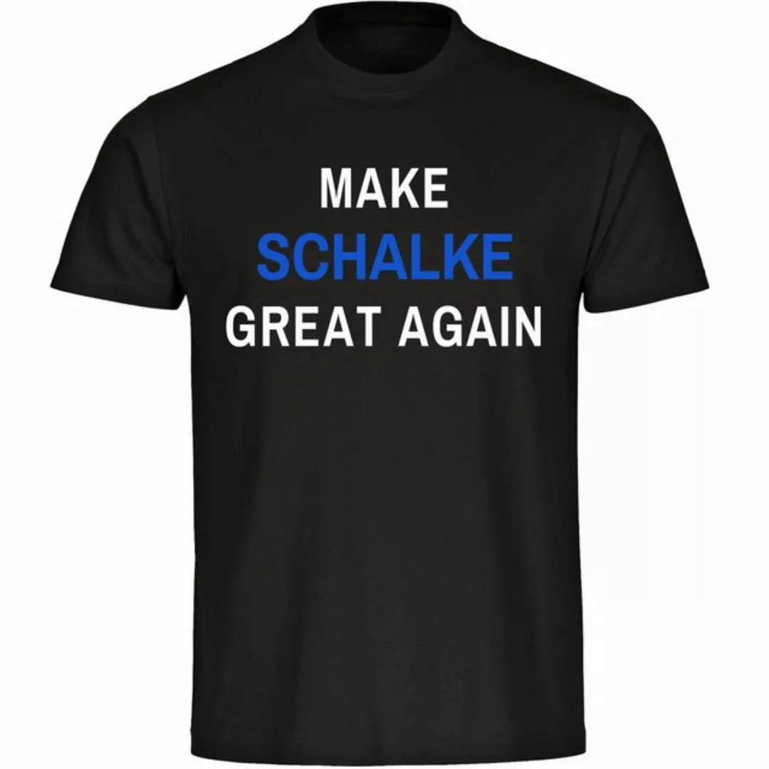 multifanshop T-Shirt Herren Schalke - Make Great Again - Männer günstig online kaufen