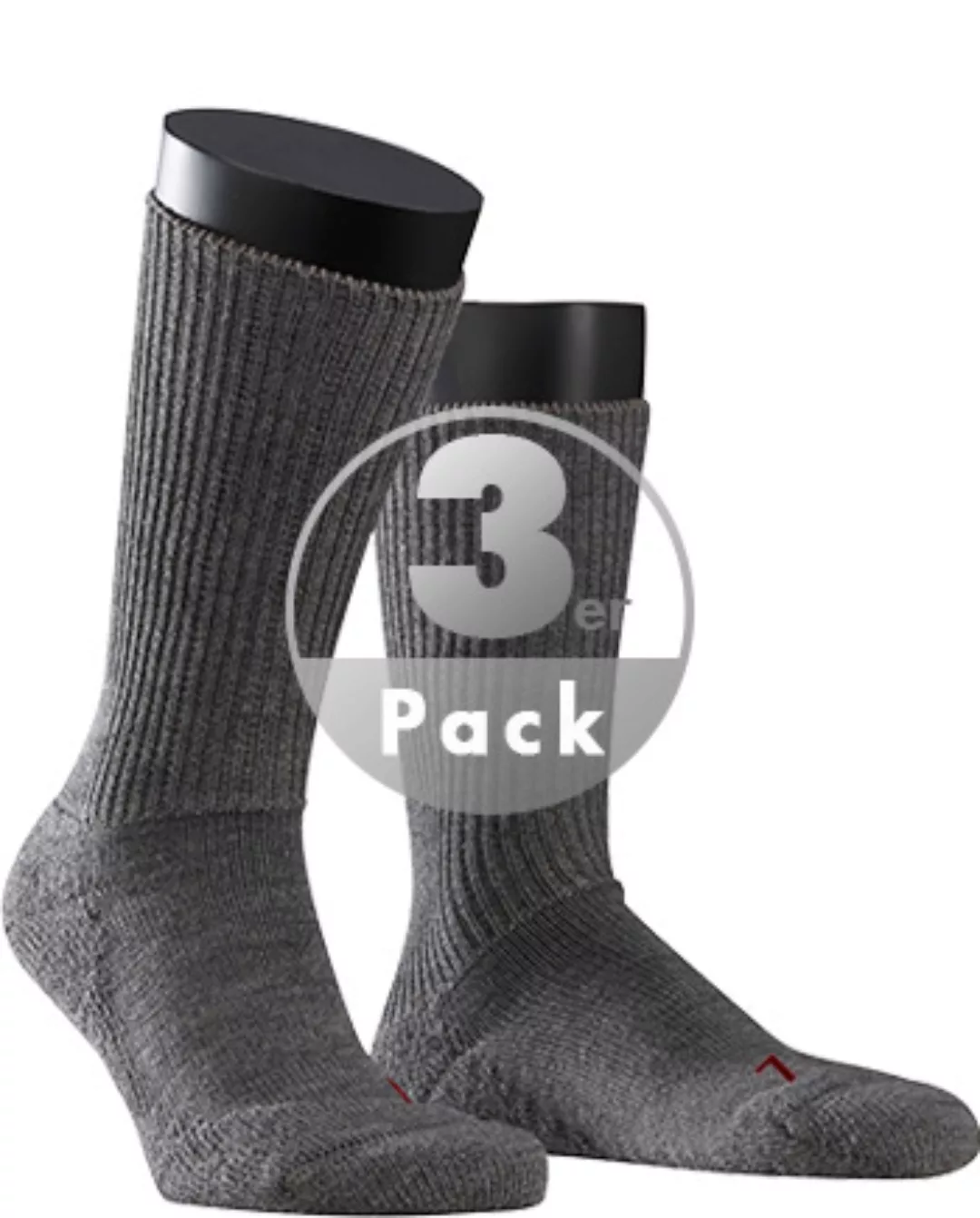 FALKE Walkie Ergo Socken, 44-45, Grau, Uni, Schurwolle, 16480-306004 günstig online kaufen