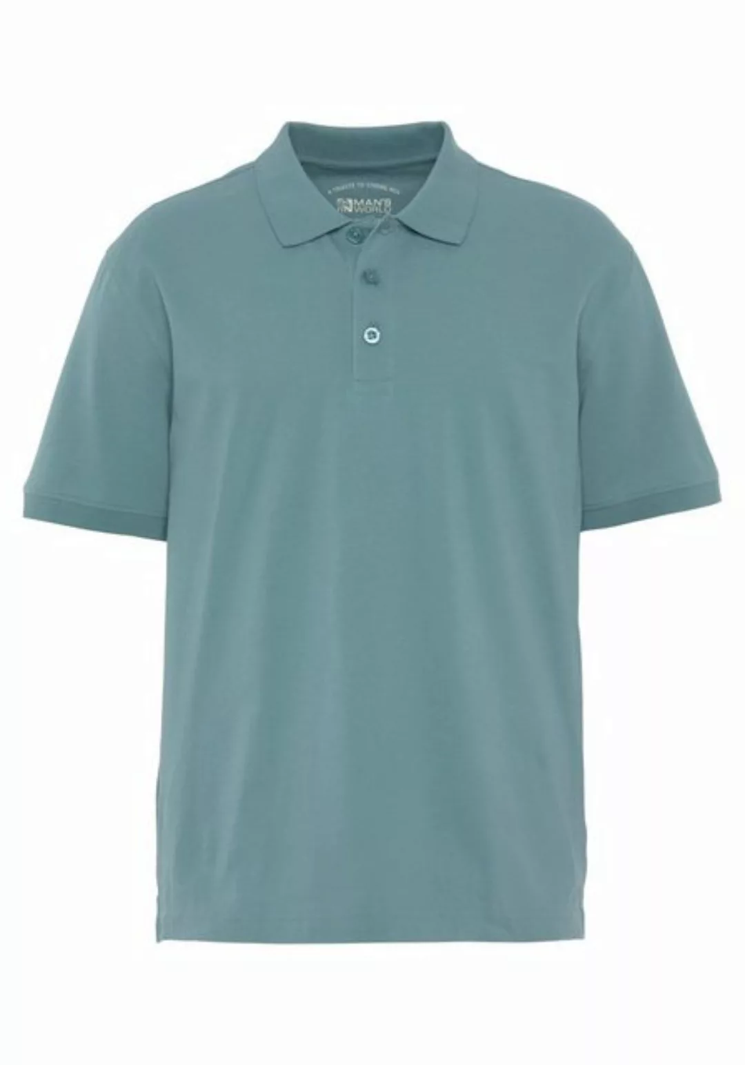 Man's World Poloshirt Kurzarm, lockere Passform, unifarben günstig online kaufen