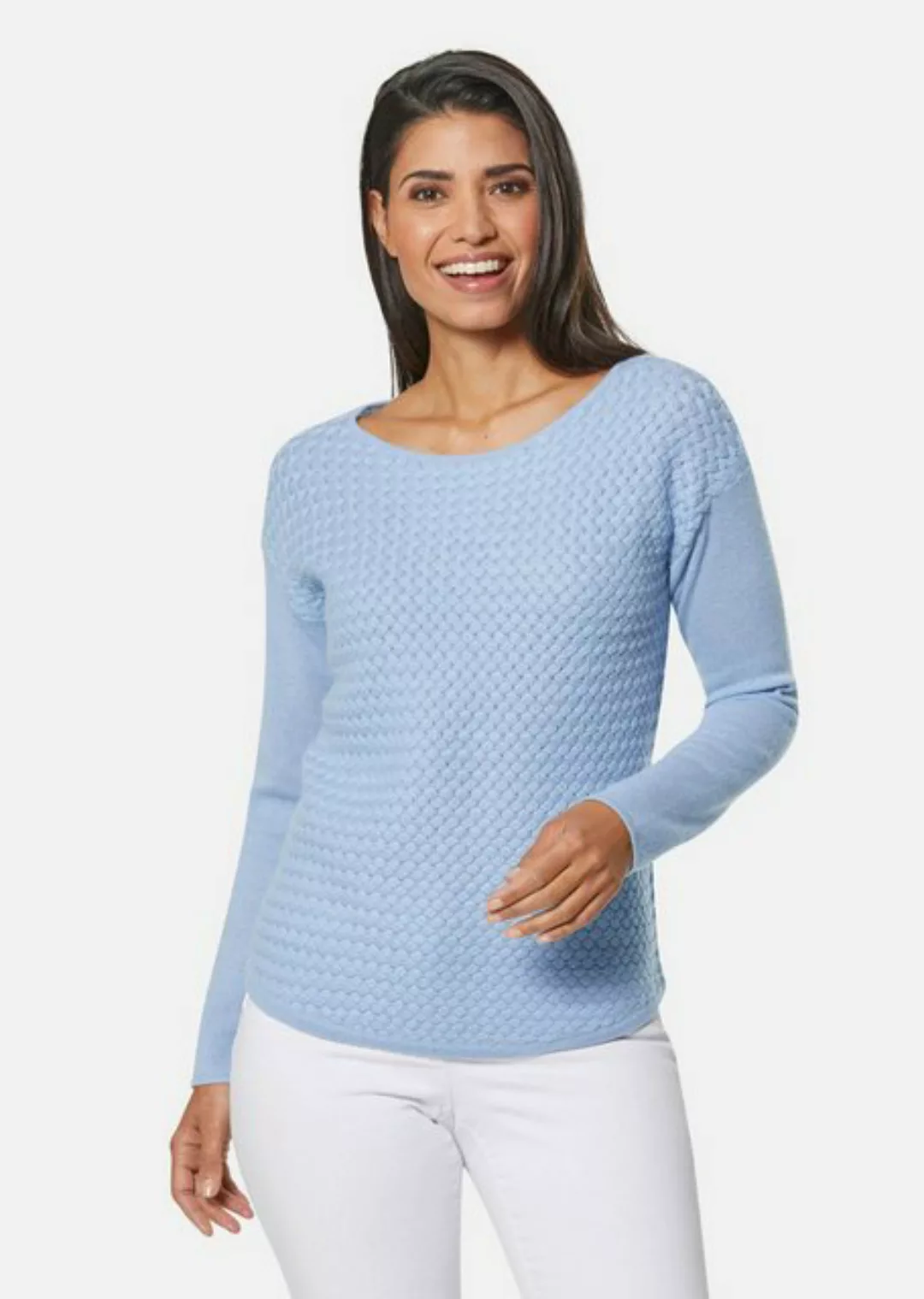 MADELEINE Strickpullover Oversize-Pullover mit Flechtmuster günstig online kaufen