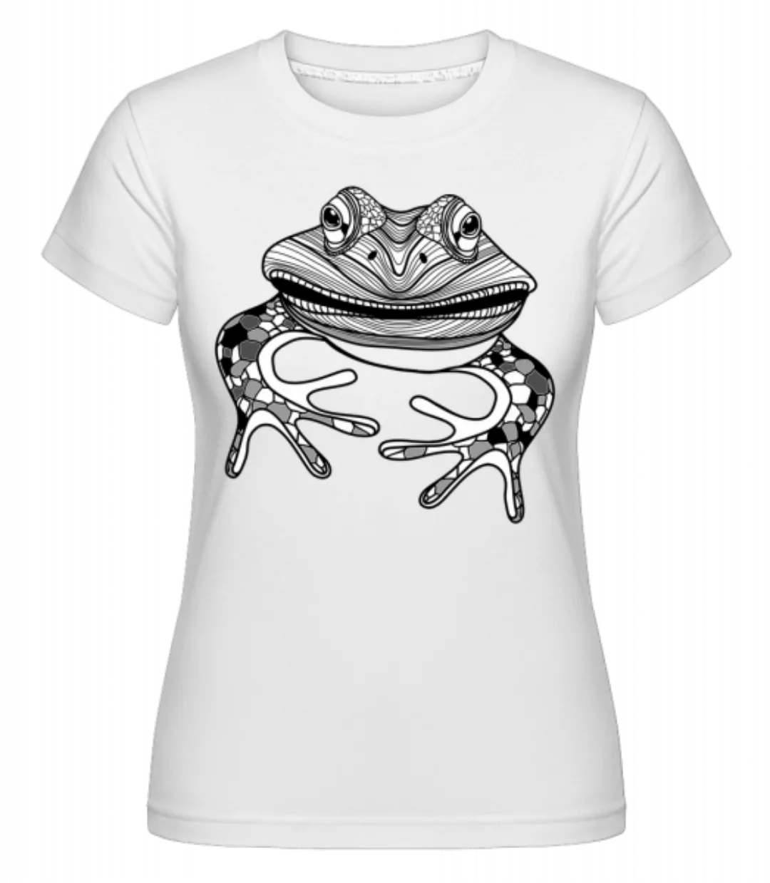 Frog Outline Drawing · Shirtinator Frauen T-Shirt günstig online kaufen