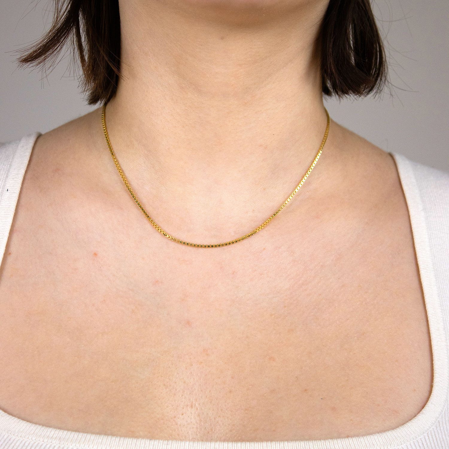 HOPLO Goldkette Goldkette Venezianerkette Länge 40cm günstig online kaufen
