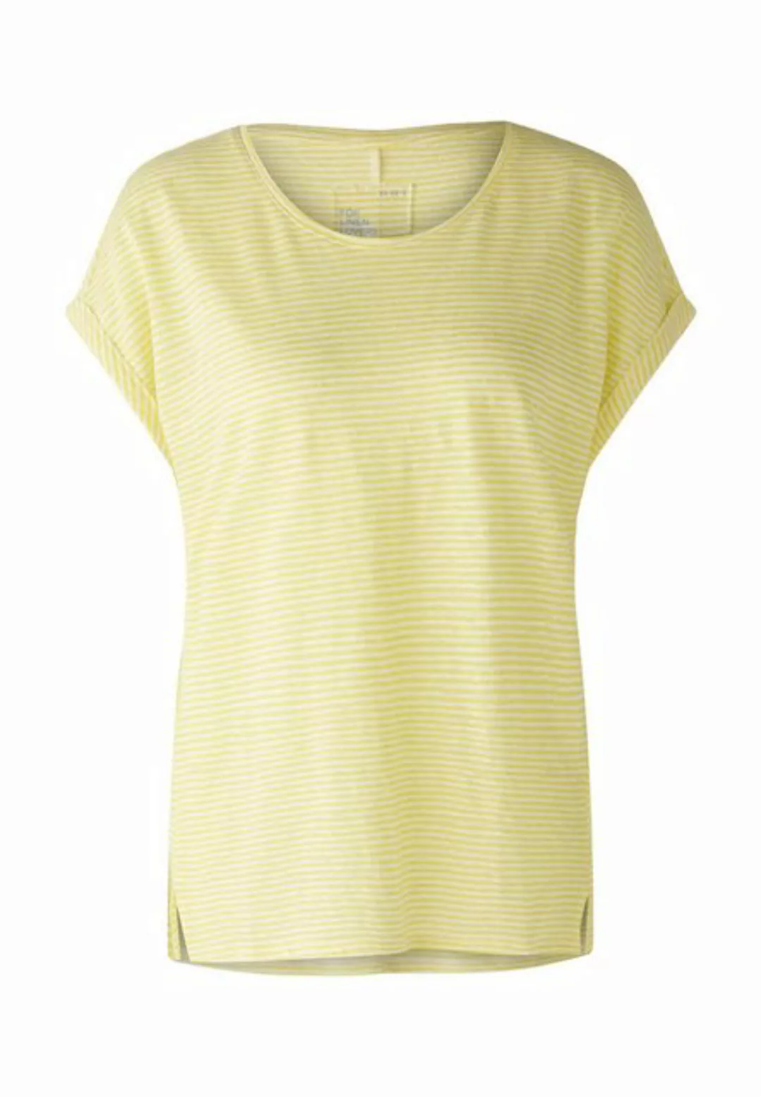 Oui T-Shirt Oui Damen Leinen T- Shirt 36 (1-tlg) günstig online kaufen