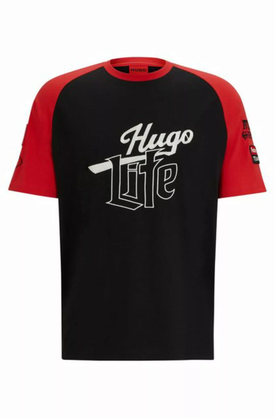 HUGO T-Shirt Herren T-Shirt DILIFE Relaxed Fit (1-tlg) günstig online kaufen