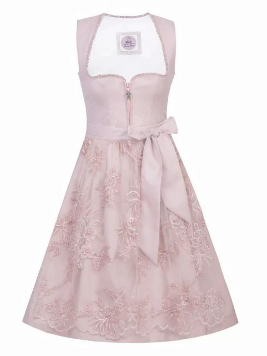 MarJo Trachtenkleid Mini Dirndl 2tlg. 58 cm DANA puderrosa günstig online kaufen