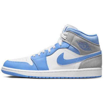 Nike  Sneaker Air Jordan 1 Mid University Blue Grey günstig online kaufen