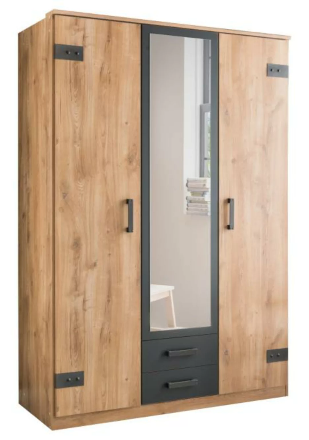 Wimex Kleiderschrank "Cork, mit oder ohne Spiegel, rustikaler Look im Indus günstig online kaufen