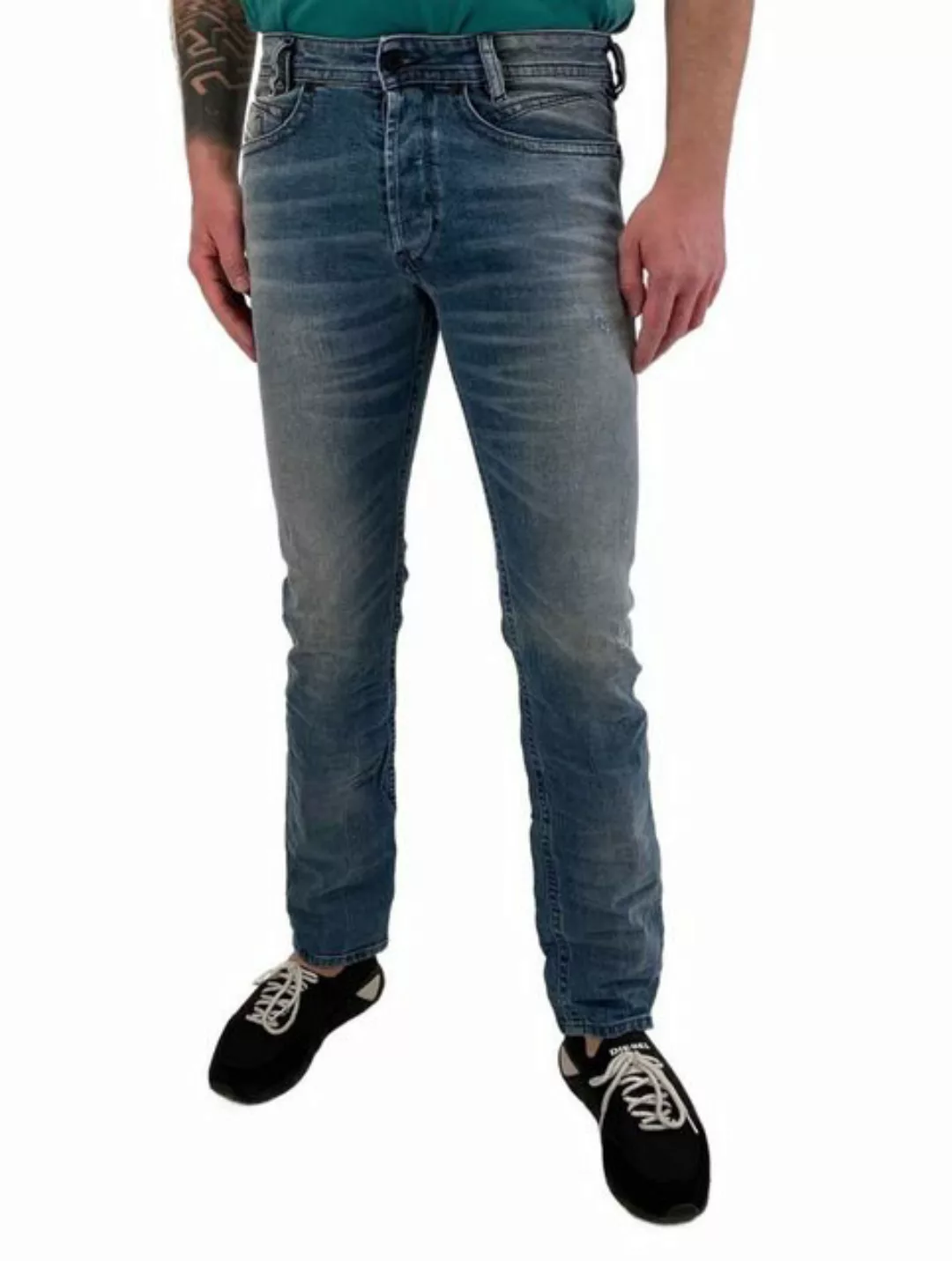 Diesel Tapered-fit-Jeans Diesel Herren Akee 0857L Jeans Hose Slim Tapered günstig online kaufen